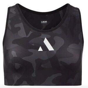 AARMYGEAR Chelsea Bra Top in Black Camo Sports Racerback - Size S